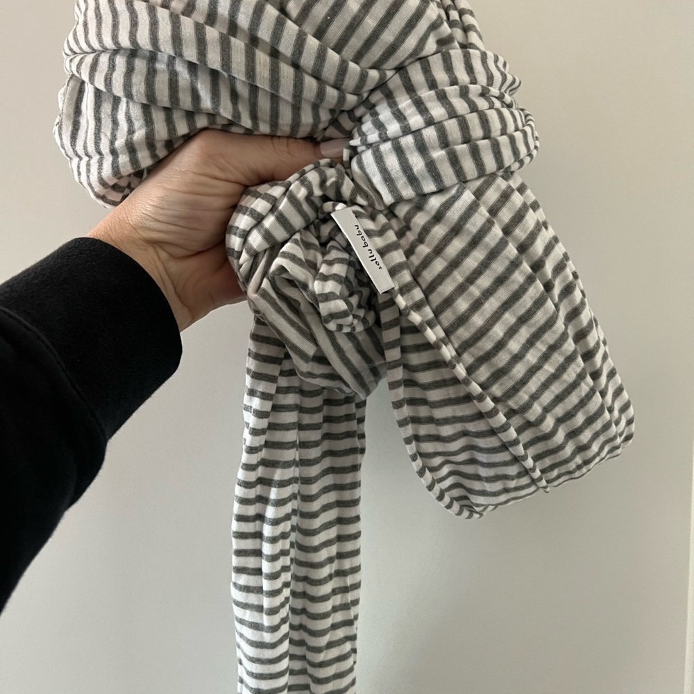 Solly Baby Gray Striped Wrap
